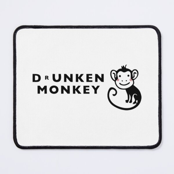 Item preview, Drunken Monkey Cute Aesthetic Logo designed and sold by Stephan B 	 Faber.