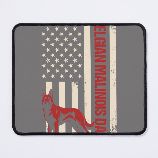 Item preview, Belgian Malinois DAD Belgian Malinois Patriotic Long Sleeve designed and sold by KristineLi.