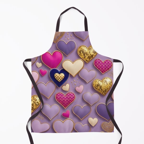 Item preview, Glamorous Hearts with Gold & Sparkle Textures designed and sold by Good Vibes .