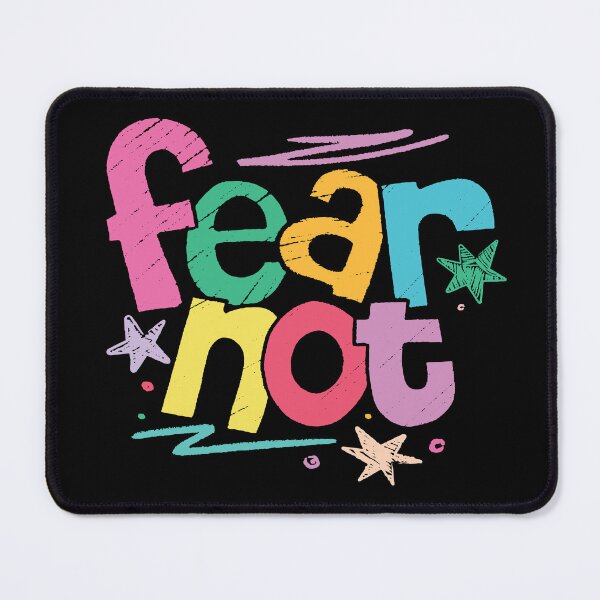 Item preview, Fear Not – Colorful Christian Encouragement Design designed and sold by Verse & Vibes.
