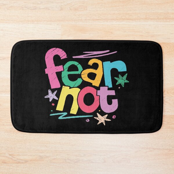 Item preview, Fear Not – Colorful Christian Encouragement Design designed and sold by Verse & Vibes.