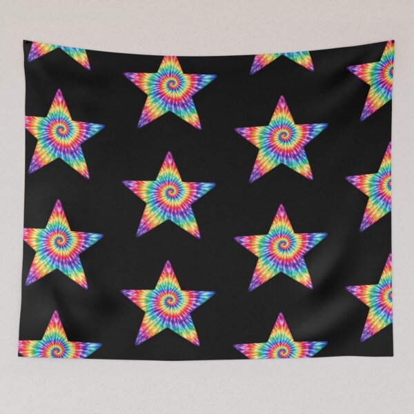 Item preview, Rainbow Tie Dye Star designed and sold by jgvisualarts.