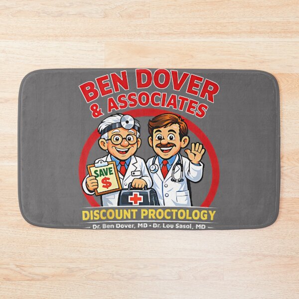 Item preview, Ben Dover Funny Adult Humor Pun Innuendo Joke Gag 2-Sided designed and sold by KristineLi.