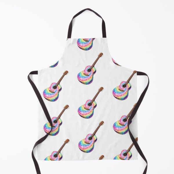 Item preview, Tie-Dye Rainbow Acoustic Guitar designed and sold by jgvisualarts.