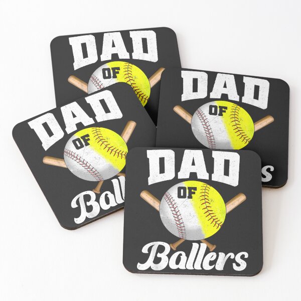Item preview, Dad of Ballers Baseball Softball Father's Day Ballpark Dad designed and sold by CriseldaBruning.