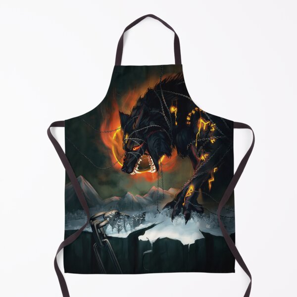Item preview, Fenrir Bound in Chains - Monster Mountain Game Art designed and sold by MonsterMountain.