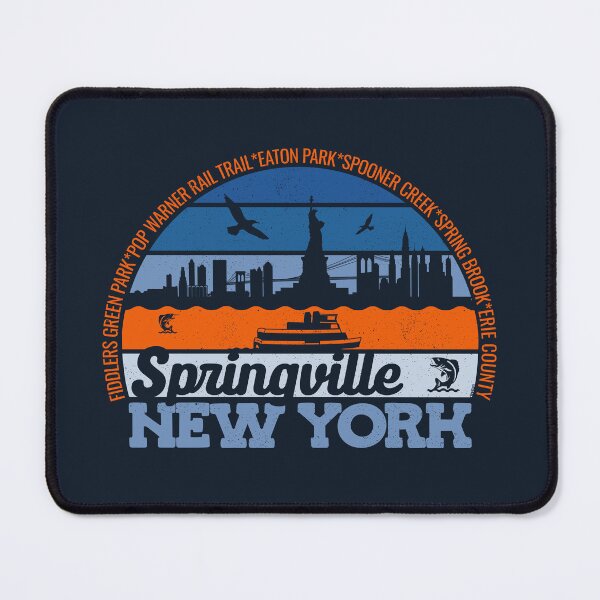 Item preview, Springville New York Sunset Retro Vintage Local Pride Logo designed and sold by CRHPOD20.