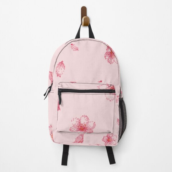Item preview, Vibrant Pink Pixel Cherry Blossom Sakura Pattern designed and sold by matchudaarts.