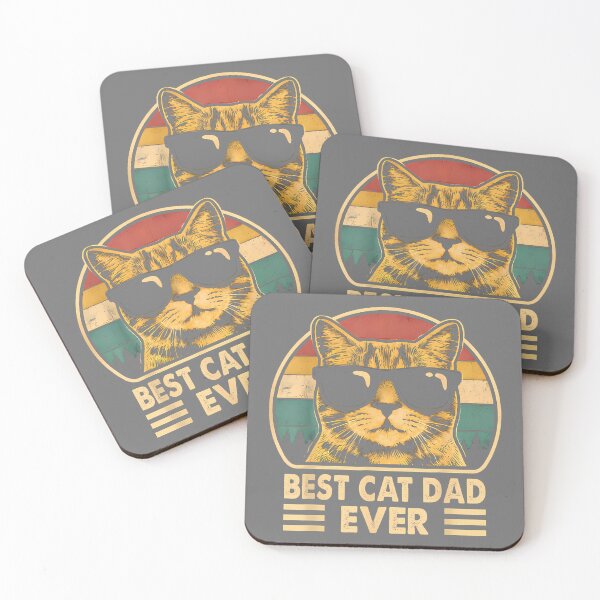 Item preview, Best Cat Dad Ever Funny Cat Dad Lover Father's Day Cat Daddy designed and sold by KristineLi.