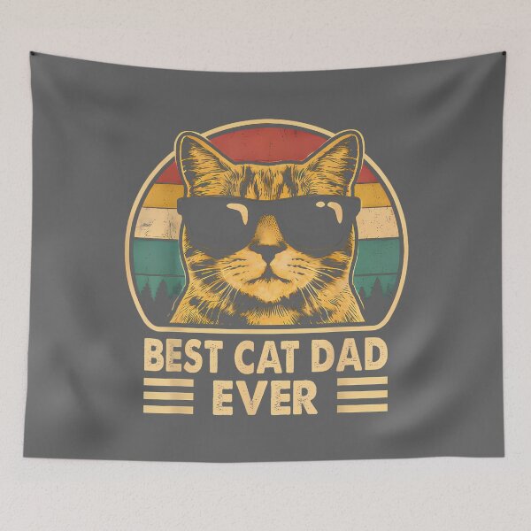 Item preview, Best Cat Dad Ever Funny Cat Dad Lover Father's Day Cat Daddy designed and sold by KristineLi.