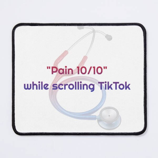 Item preview, "Pain 10/10" while scrolling TikTok designed and sold by kjourneys.
