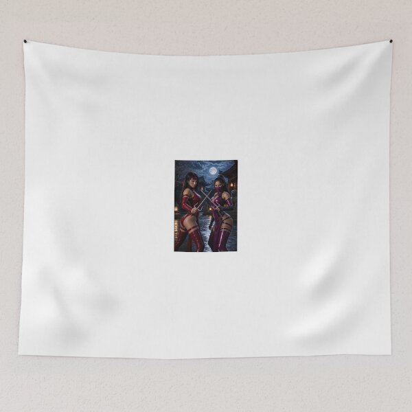 Item preview, Ninjas in Red and Purple under Full Moon designed and sold by CathryneDelamort.