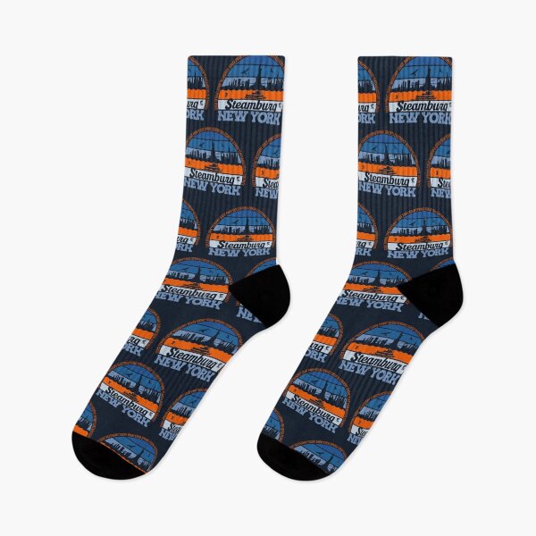 Item preview, Steamburg New York Sunset Retro Vintage Local Pride Logo designed and sold by CRHPOD20.