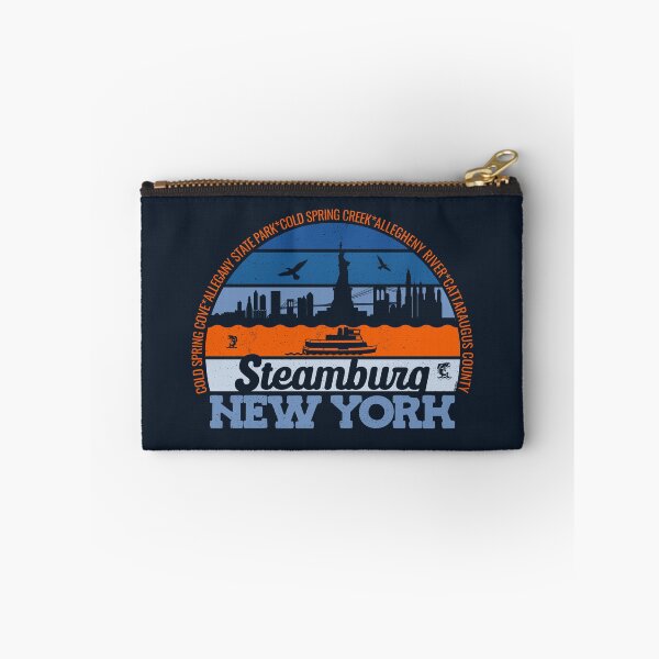 Item preview, Steamburg New York Sunset Retro Vintage Local Pride Logo designed and sold by CRHPOD20.