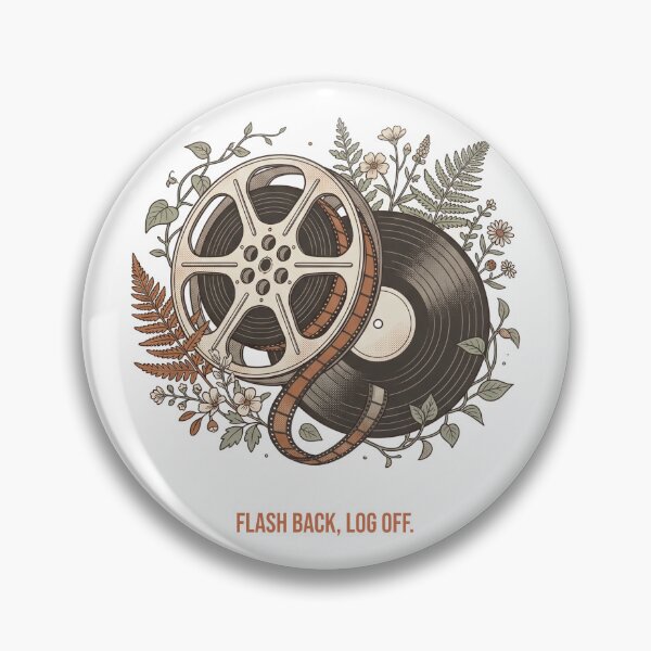 Item preview, Flash Back, Log Off designed and sold by The Quiet Thicket.