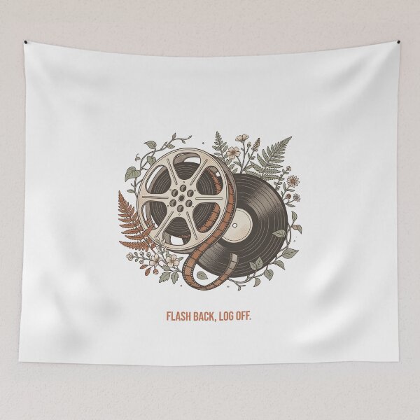 Item preview, Flash Back, Log Off designed and sold by The Quiet Thicket.