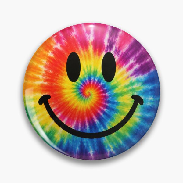 Item preview, Rainbow Tie Dye Smiley Face designed and sold by jgvisualarts.