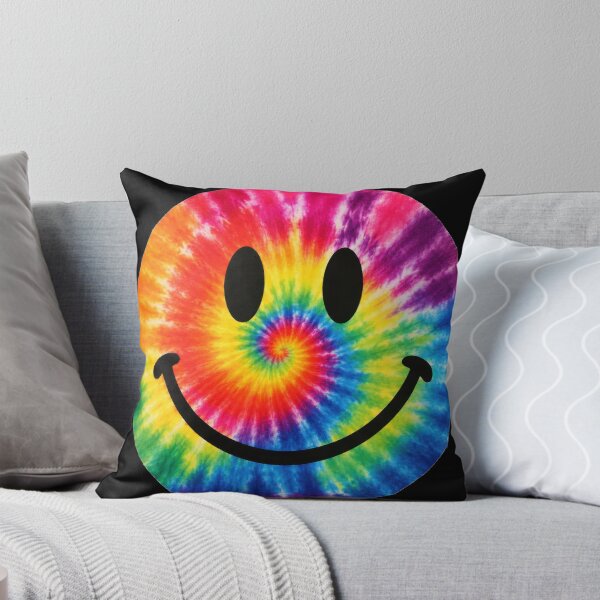 Item preview, Rainbow Tie Dye Smiley Face designed and sold by jgvisualarts.