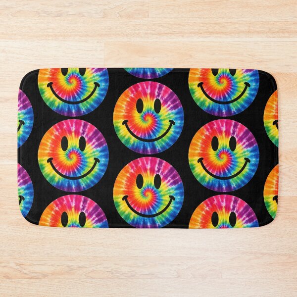 Item preview, Rainbow Tie Dye Smiley Face designed and sold by jgvisualarts.