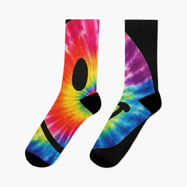 Item preview, Rainbow Tie Dye Smiley Face designed and sold by jgvisualarts.