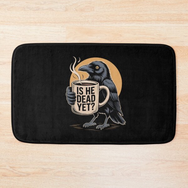 Item preview, Is He Dead Yet Funny Crow Coffee Mug Gothic Vintage  designed and sold by Zizo-DR44.