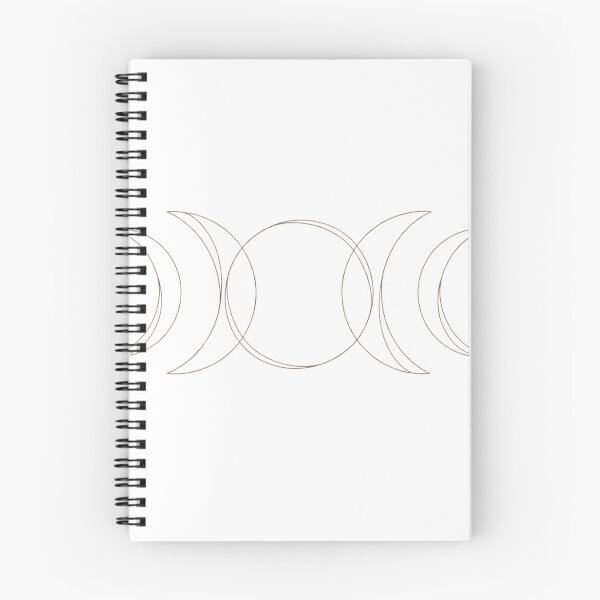 Item preview, Minimalist Triple Moon Line Art | Celestial Moon Phase Symbol | Boho Witch Lunar Illustration designed and sold by SirensSageStone.