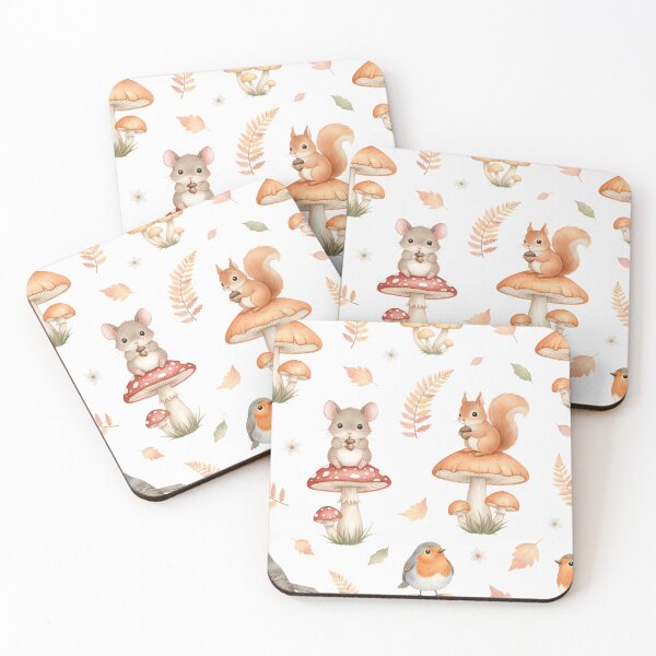 Item preview, Woodland Animals Seamless Pattern designed and sold by naragon4289.