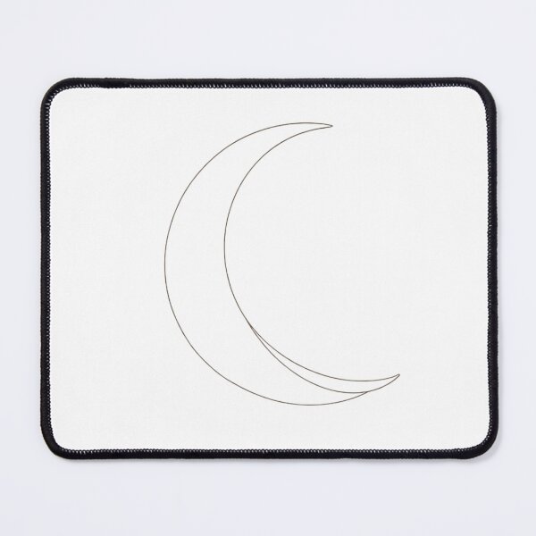 Item preview, Minimalist Crescent Moon Line Art | Simple Celestial Lunar Illustration | Modern Boho Moon Design designed and sold by SirensSageStone.