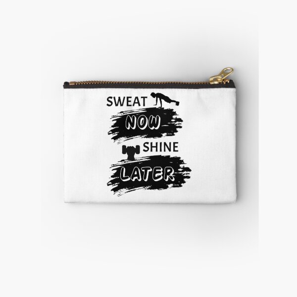 Item preview, Sweat Now Shine Later - Workout Motivation Fitness Quote designed and sold by 95PrintAura.