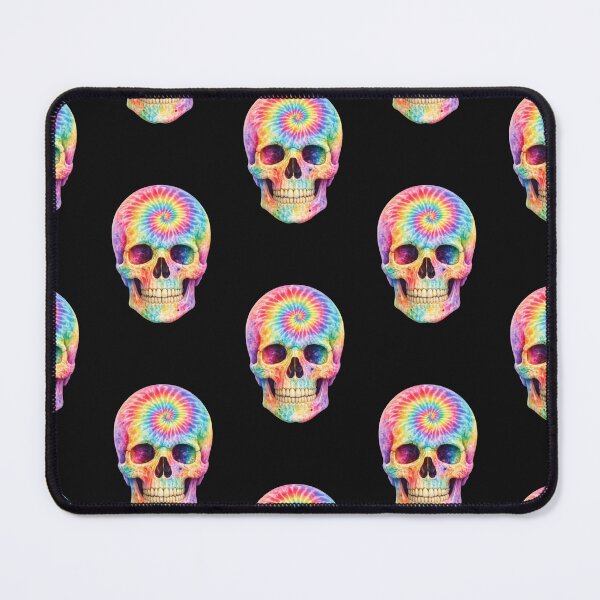 Item preview, Tie Dye Rainbow Skull designed and sold by jgvisualarts.