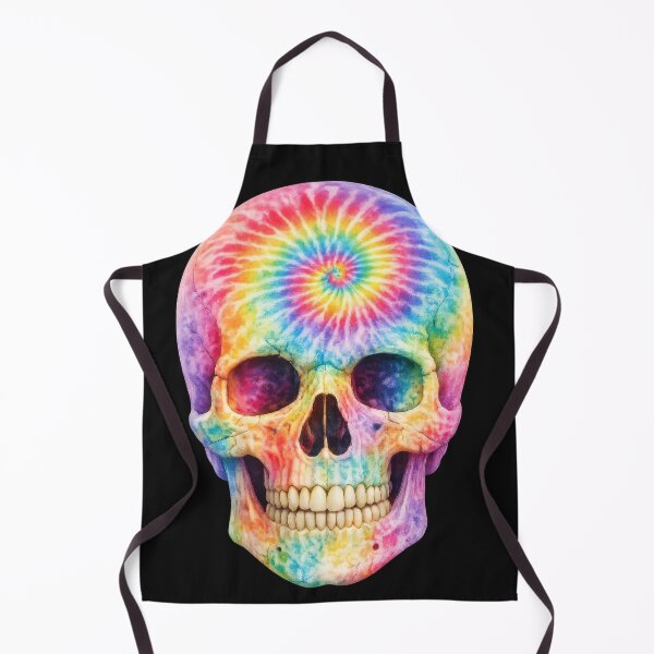 Item preview, Tie Dye Rainbow Skull designed and sold by jgvisualarts.