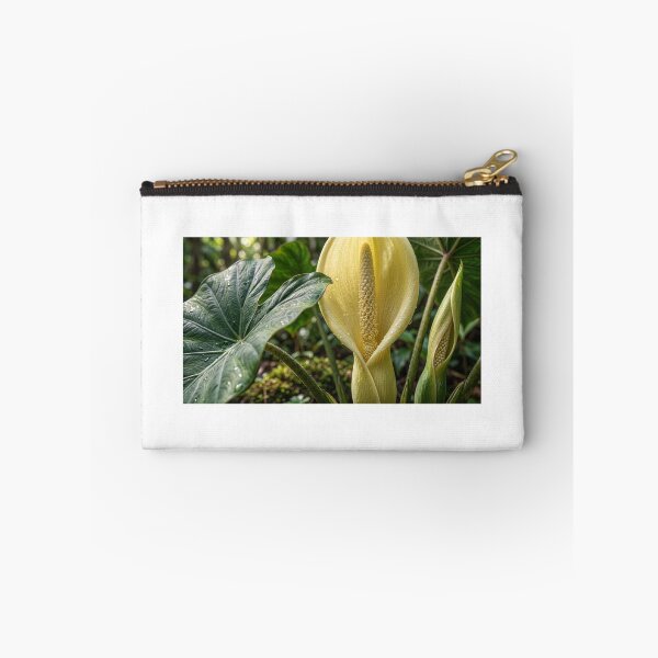 Item preview, Flowering Elephant Ear Plant Close-Up designed and sold by Mindful Heritage.