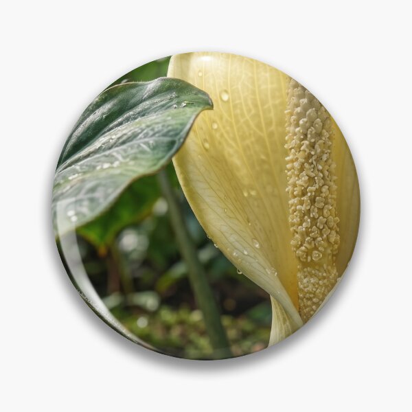 Item preview, Flowering Elephant Ear Plant Close-Up designed and sold by Mindful Heritage.