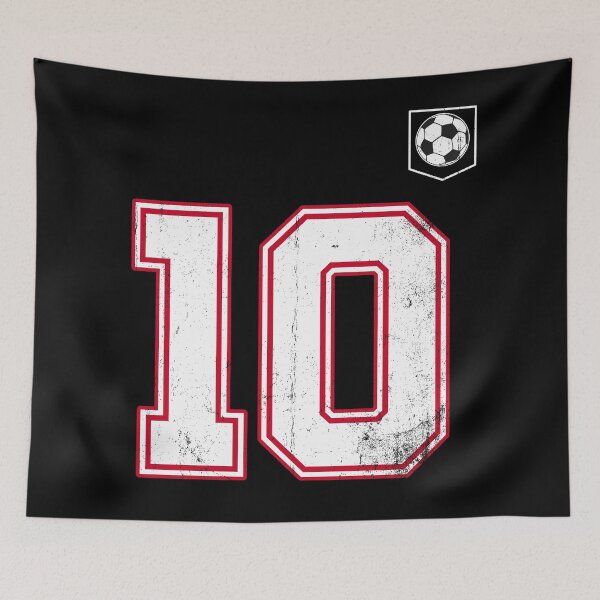 Item preview, Soccer player Jersey number 10 Soccer Fans designed and sold by BernoNickel.