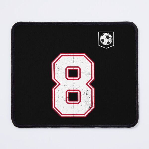 Item preview, Soccer player Jersey number 8 Soccer Fans designed and sold by BernoNickel.