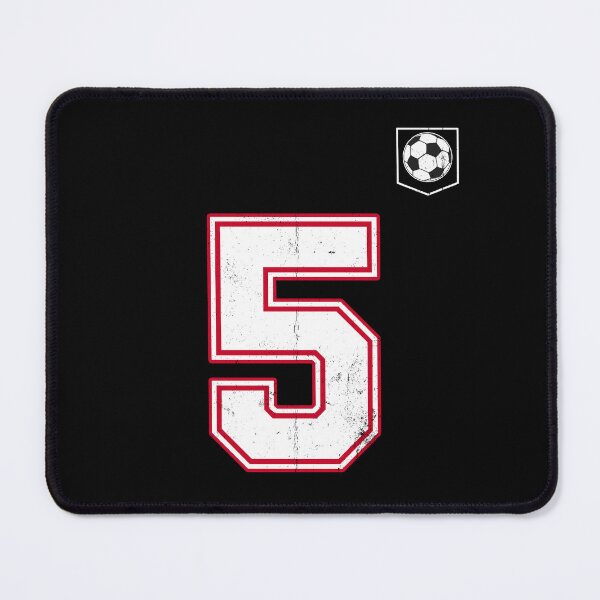 Item preview, Soccer player Jersey number 5 Soccer Fans designed and sold by BernoNickel.