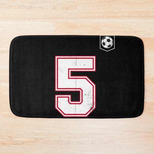 Item preview, Soccer player Jersey number 5 Soccer Fans designed and sold by BernoNickel.