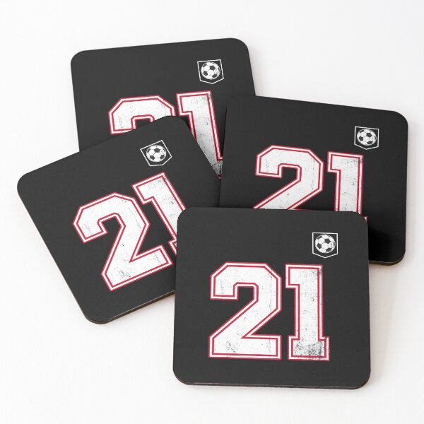 Item preview, Soccer player Jersey number 21 Soccer Fans designed and sold by BernoNickel.