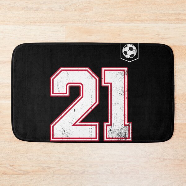 Item preview, Soccer player Jersey number 21 Soccer Fans designed and sold by BernoNickel.