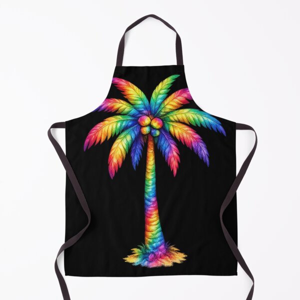 Item preview, Rainbow Tie-Dye Tropical Palm Tree designed and sold by jgvisualarts.