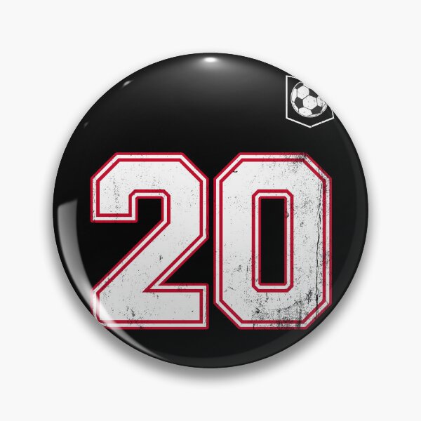 Item preview, Soccer player Jersey number 20 Soccer Fans designed and sold by BernoNickel.
