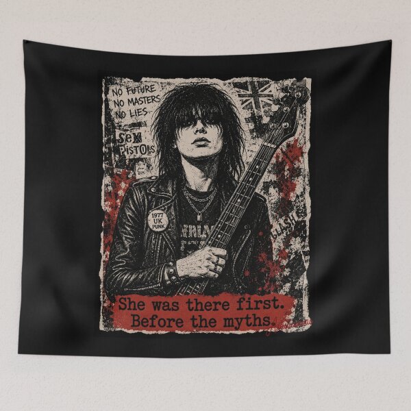 Item preview, Gaye Advert Punk Bass Fanzine Art Print designed and sold by Artisticanvas.