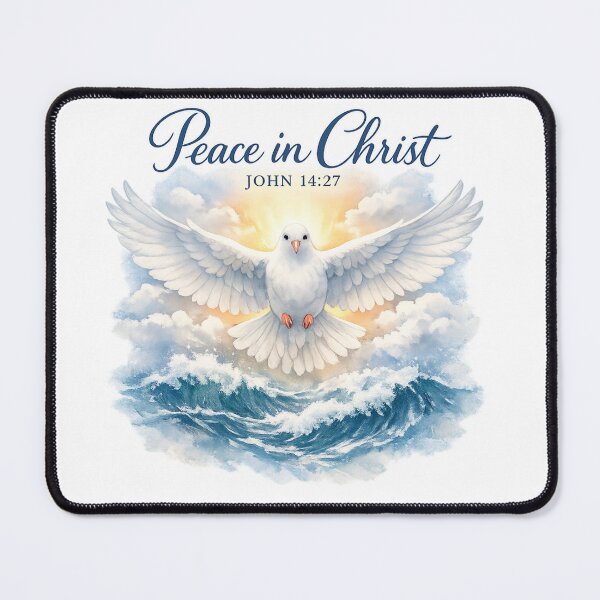 Item preview, Peace in Christ Dove Art Print designed and sold by Dresut.