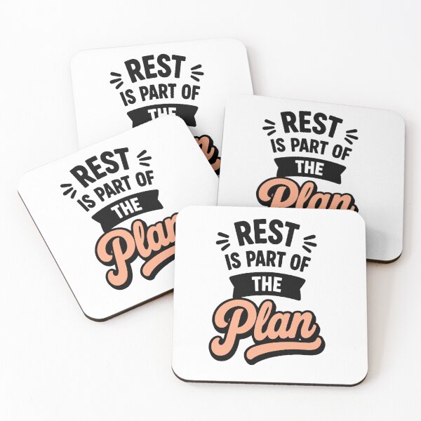 Item preview, Rest Is Part Of The Plan Cozy Healing Quote designed and sold by Magmashup.