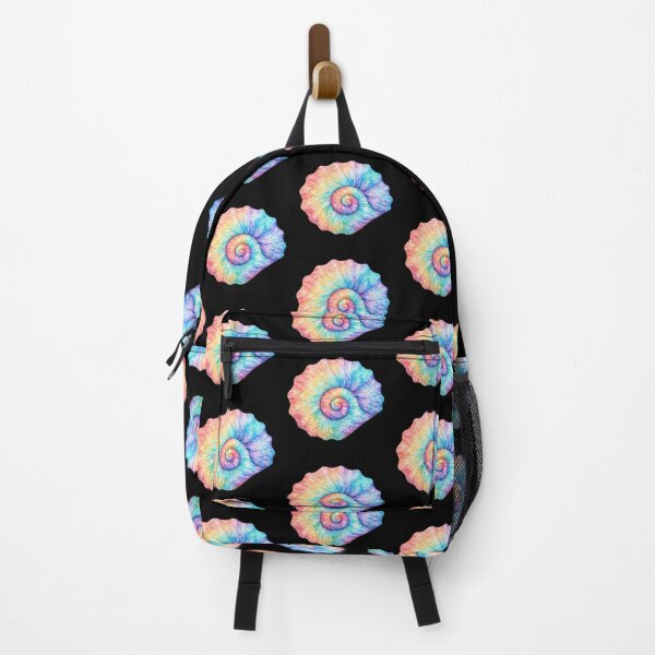 Item preview, Rainbow Tie-Dye Spiral Seashell designed and sold by jgvisualarts.