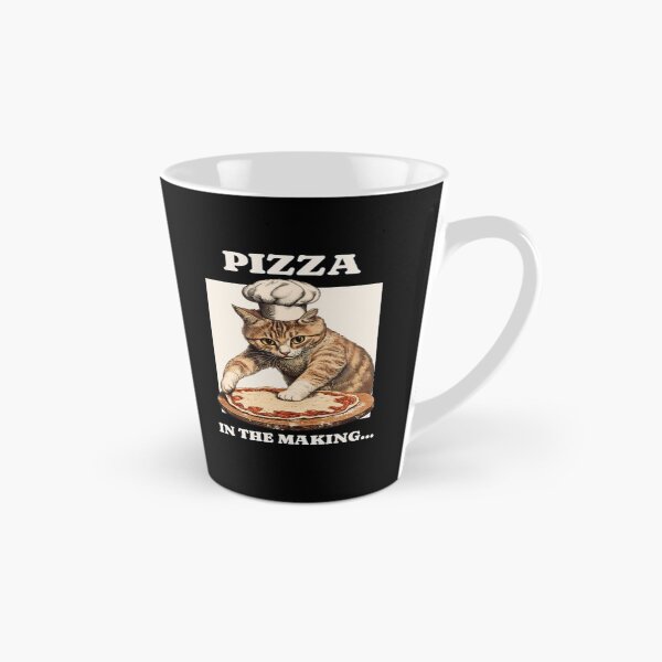 Item preview, Pizza In The Making Funny Vintage Chef Cat designed and sold by GenZFashion000.