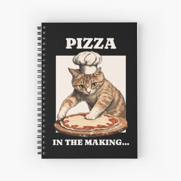 Item preview, Pizza In The Making Funny Vintage Chef Cat designed and sold by GenZFashion000.
