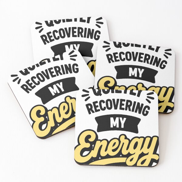 Item preview, Quietly Recovering My Energy Cozy Introvert Humor designed and sold by Magmashup.
