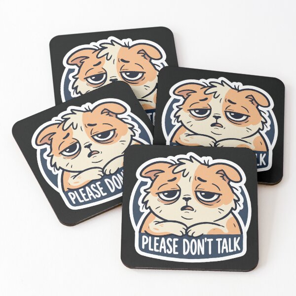 Item preview, Please Don't Talk Cat designed and sold by luiz1213.