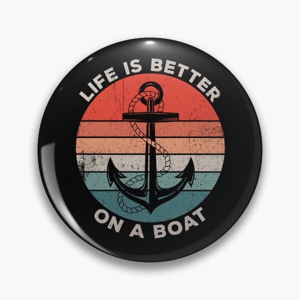 Item preview, Life Is Better On a Boat - Funny Boat Sailing Sailor Captain Gift designed and sold by anerahilsya.
